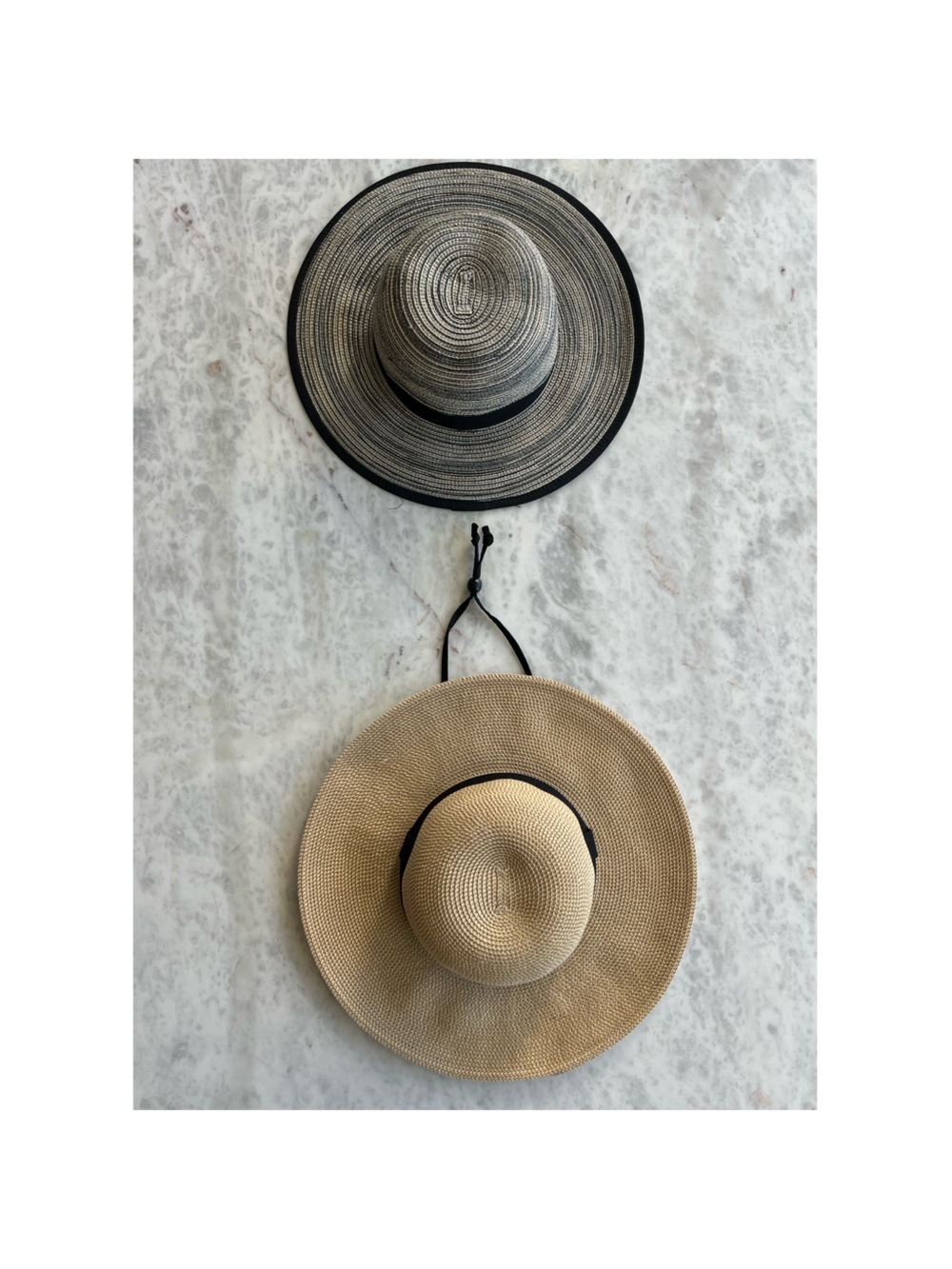 2 Wide Brim Sun Hats for beach gardening traveling walking sun protection